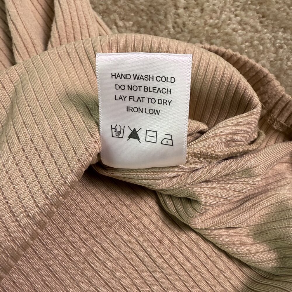 White Birch Hoodie Womens Top Size 1X Beige Knit E552 - Picture 4 of 9